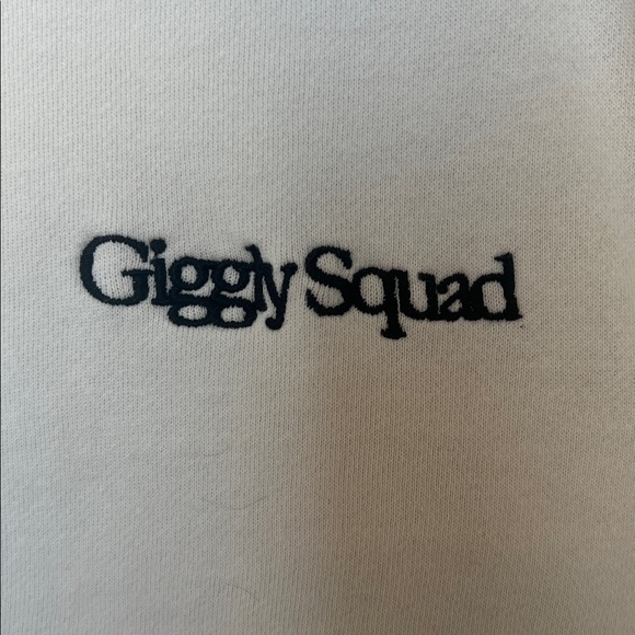 Giggly Squad Cream Crewneck Sweatshirt - Picture 6 of 9